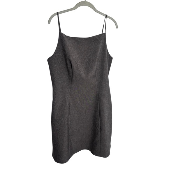 MARE MARE Anthropologie A-Line Slip Dress Taupe Gray Brown Size L NWT - Picture 4 of 13